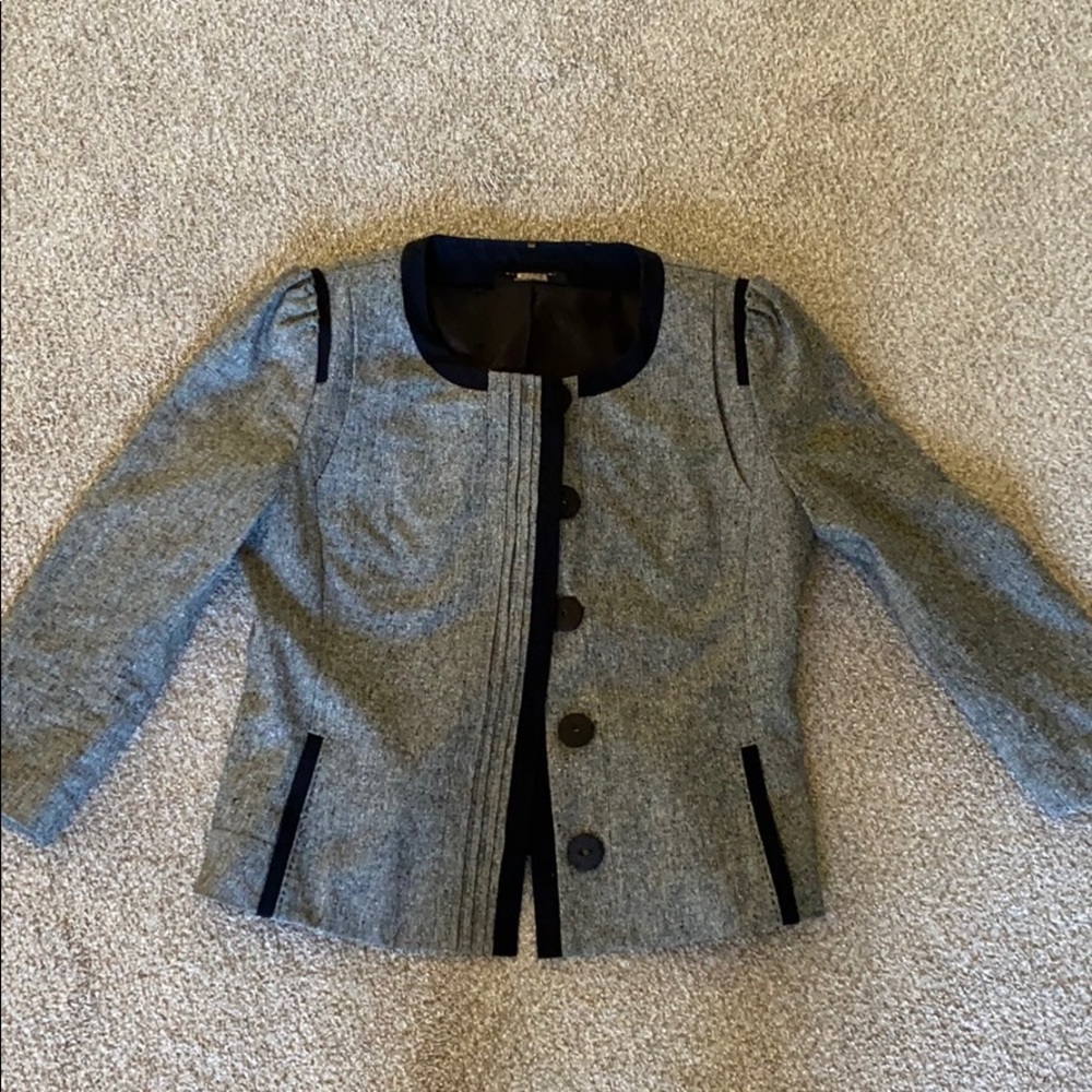 Elie Tahari Gray Blazer